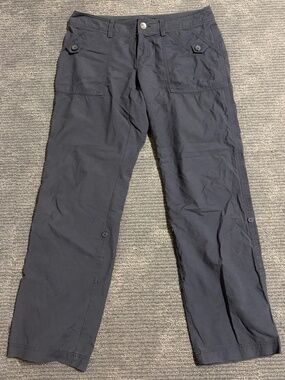 Marmot Women's Hiking Pants Charcoal Gray 8 Outdoor Camping Gorpcore Cotton GUC